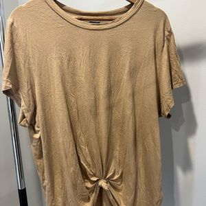 Aerie, XXL. Front-tie T-shirt. Fair condition.